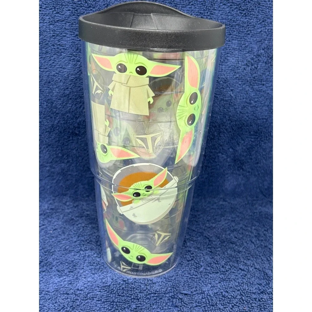 Tervis Star Wars The Mandalorian Grogu Baby Yoda 24oz Insulated Tumbler with Lid